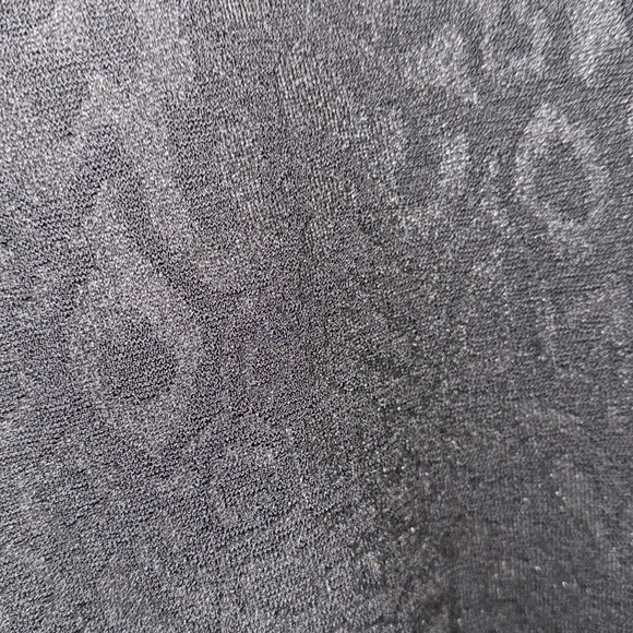 St John dress caviar by St John textured stretch size 8 short sleeve midi - Picture 6 of 8